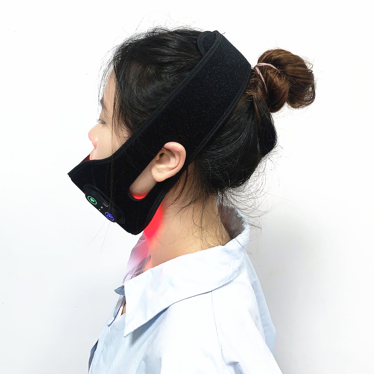 Red Light Therapy for Neck, Near Infrared Light Therapy Belt Wearable Infrared Neck Wrap with Timer Infrared Belt for Chin Firming V Face Lifting Mask Body Neck Hand Wrist Legs Unisex Gift