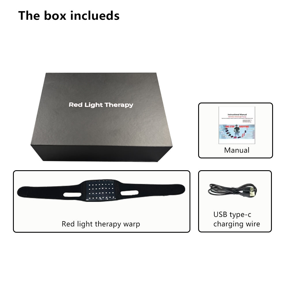 Red Light Therapy for Neck, Near Infrared Light Therapy Belt Wearable Infrared Neck Wrap with Timer Infrared Belt for Chin Firming V Face Lifting Mask Body Neck Hand Wrist Legs Unisex Gift