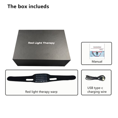 Red Light Therapy for Neck, Near Infrared Light Therapy Belt Wearable Infrared Neck Wrap with Timer Infrared Belt for Chin Firming V Face Lifting Mask Body Neck Hand Wrist Legs Unisex Gift