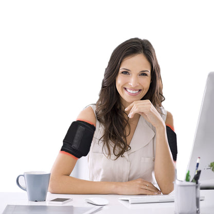 Infrared Red Light Thera-py Arm Belt, 660nm and 850nm Red Light Thera-py Arm Wrap with Timer & Brightness Setting Red Light Arm Pad for Arm Knee Shoulder Joints Muscle Pain Relief