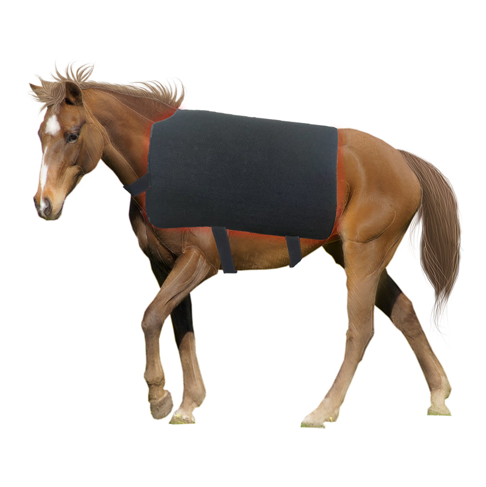 Red Light Therapy Pad for Horses, Near Infrared Light with Adjustable Intensity and Time, Cordless Use with Adjustable Straps, Suitable for Horses