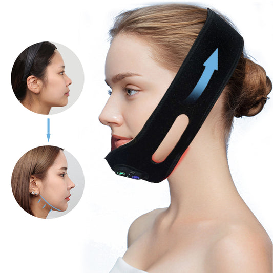 Red Light Therapy for Neck, Near Infrared Light Therapy Belt Wearable Infrared Neck Wrap with Timer Infrared Belt for Chin Firming V Face Lifting Mask Body Neck Hand Wrist Legs Unisex Gift