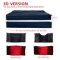 2025 New 3100pcs Dual Wavelength LED Beads 660nm&850nm Red Light Therapy Mat Full Body Used to Relieve Pain 71''x 69''