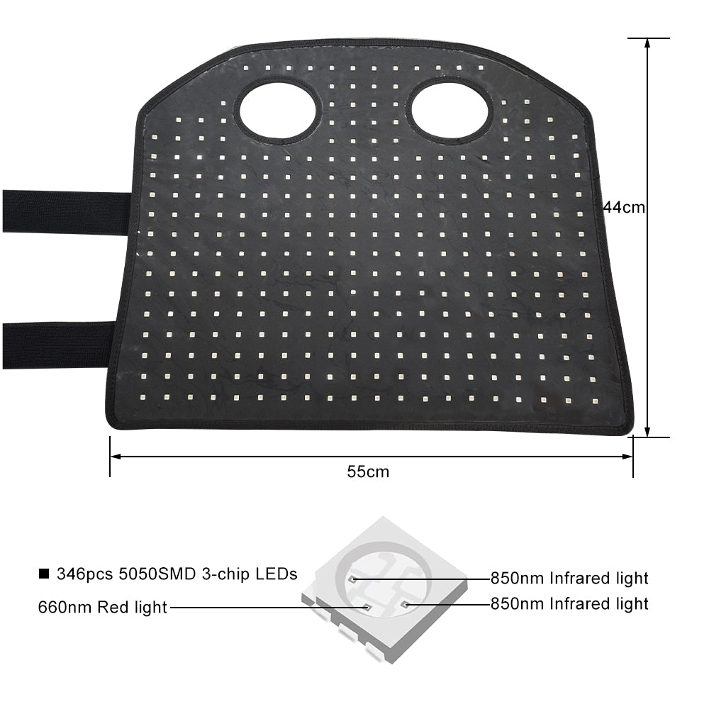 Horses Red & Infrared Light Therapy Device, Wearable Red Light Therapy Belts for Horse Head and Neck Relaxation and Recovery Therapy