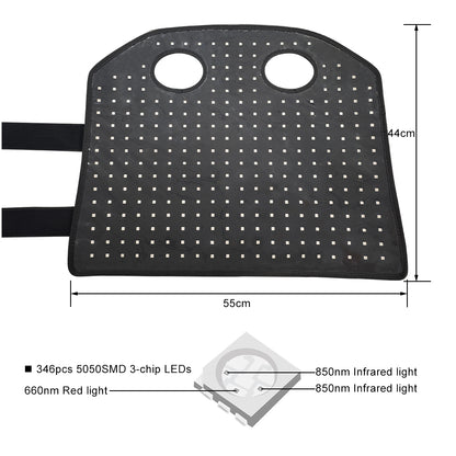 Horses Red & Infrared Light Therapy Device, Wearable Red Light Therapy Belts for Horse Head and Neck Relaxation and Recovery Therapy
