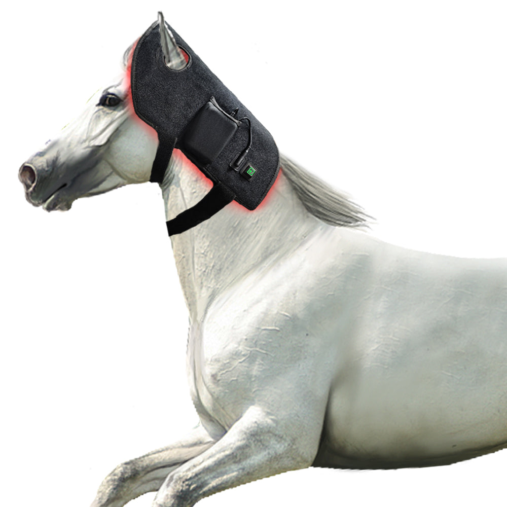 Horses Red & Infrared Light Therapy Device, Wearable Red Light Therapy Belts for Horse Head and Neck Relaxation and Recovery Therapy
