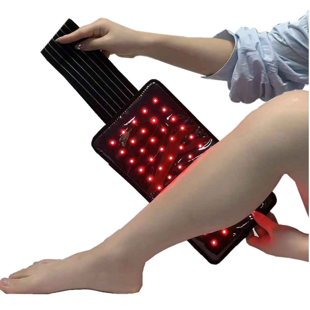 Infrared Red Light Thera-py Arm Belt, 660nm and 850nm Red Light Thera-py Arm Wrap with Timer & Brightness Setting Red Light Arm Pad for Arm Knee Shoulder Joints Muscle Pain Relief