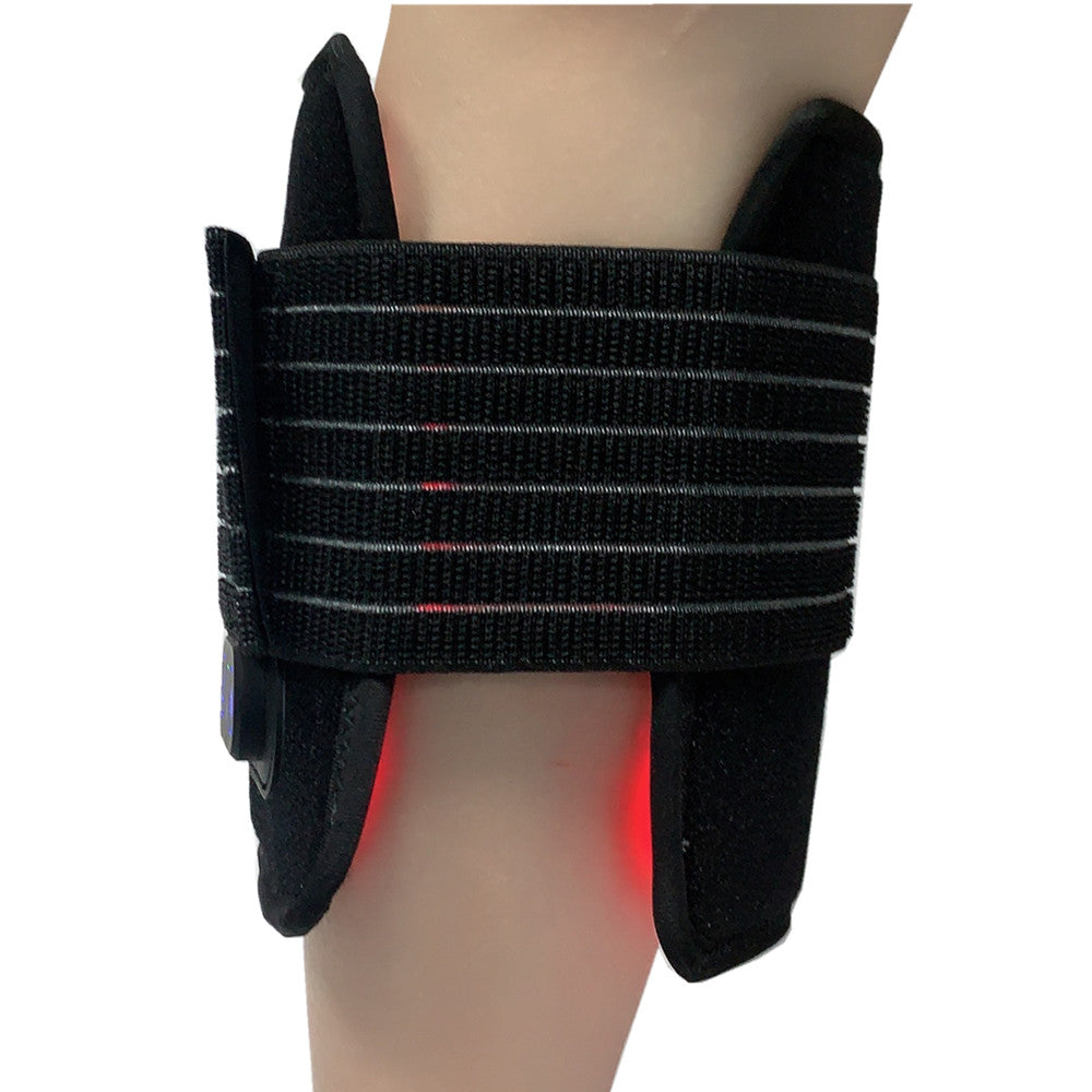 Infrared Red Light Thera-py Arm Belt, 660nm and 850nm Red Light Thera-py Arm Wrap with Timer & Brightness Setting Red Light Arm Pad for Arm Knee Shoulder Joints Muscle Pain Relief