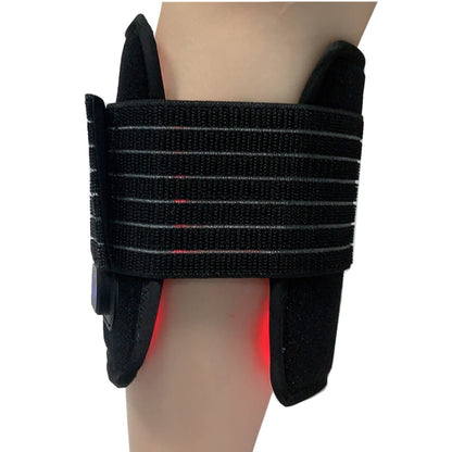 Infrared Red Light Thera-py Arm Belt, 660nm and 850nm Red Light Thera-py Arm Wrap with Timer & Brightness Setting Red Light Arm Pad for Arm Knee Shoulder Joints Muscle Pain Relief